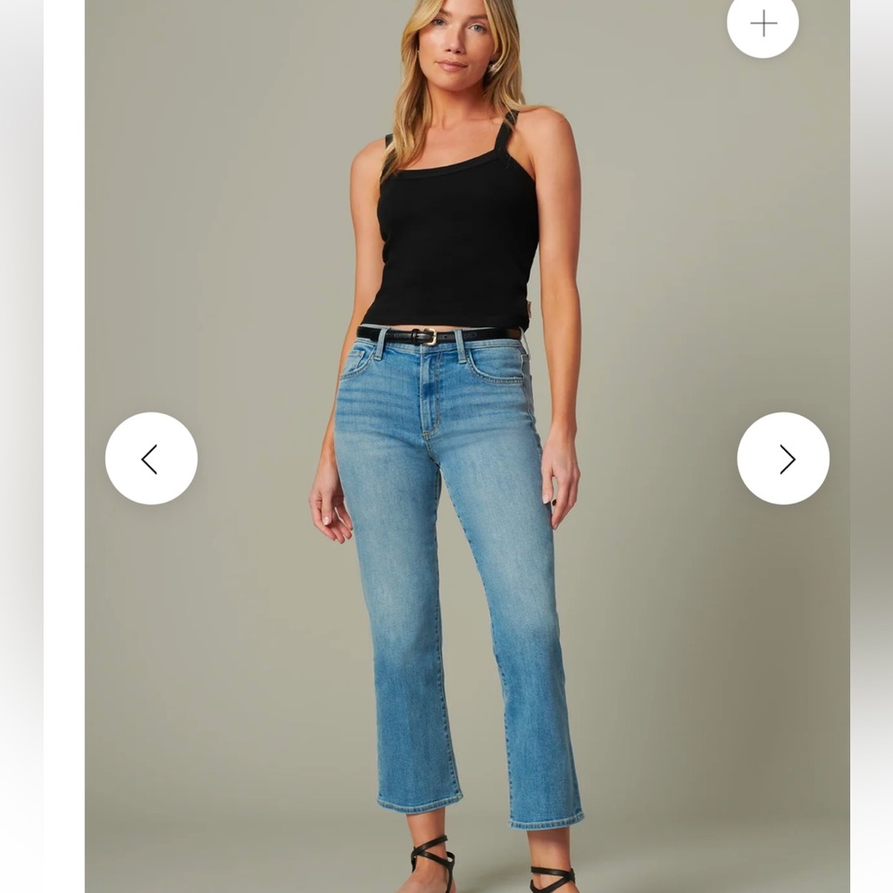 Joe’s Jeans NWT The Callie high rise cropped bootcut jeans, size 34